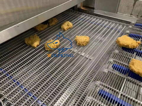 Congelador en espiral de alta eficiencia y corto tiempo de congelación