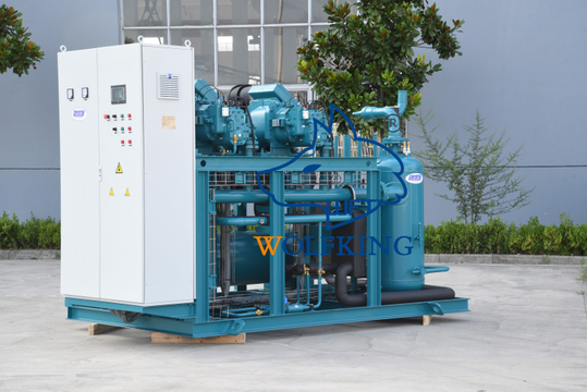 Unidad de compresor de refrigeración de alta capacidad y alta eficiencia