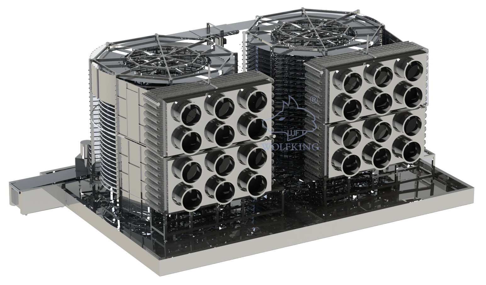 双螺旋-蒸发器在正面带logo