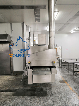 Horno de cocción de vapor de aire caliente de suspensión de aceite menos para alimentos