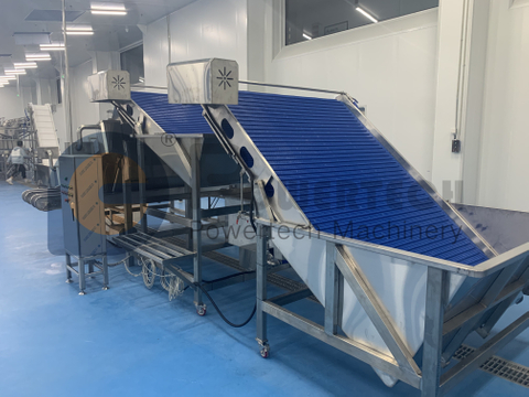 Máquina clasificadora industrial de camarones de grado alimenticio