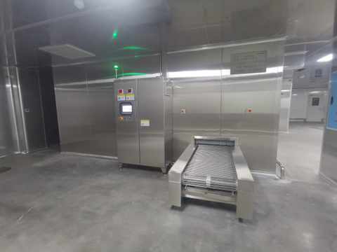 Congelador espiral prefabricado de alimentos de alta capacidad