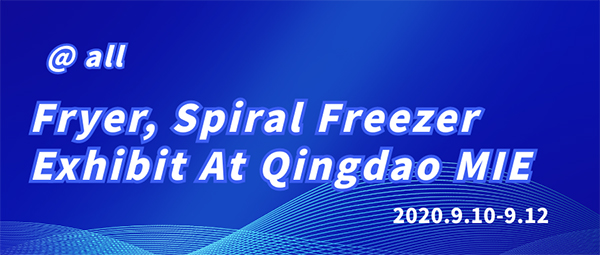 Del 10 al 12 de septiembre, Wolfking Technology Fryer y Spiral Quick Freezer aparecieron en la exposición de carne de Qingdao