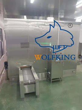 Congelador en espiral de grado alimenticio industrial estándar europeo