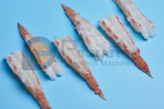 Máquina peladora y desvenadora de gambas rojas argentinas de alta capacidad