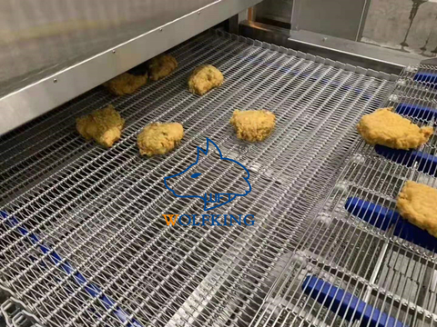 Congelador en espiral de alta rentabilidad con pérdida de agua fraccionada