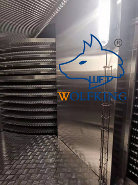 Congelador en espiral de grado alimenticio industrial de tecnología avanzada