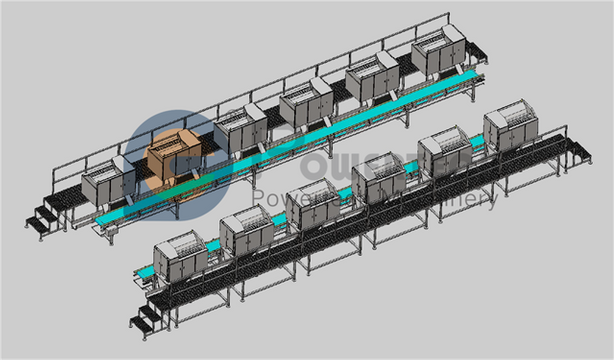 Máquina peladora y desvenadora de camarones flexible y de alta capacidad