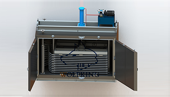 Congelador de placas de alta capacidad y alta eficiencia