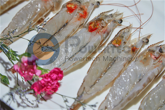 Máquina de pelado y desvenado de camarones de restaurante estable multifuncional