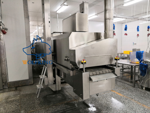 Línea de producción fácil de limpiar y mantener Horno de cocción a vapor de aire caliente