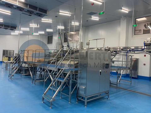 Línea de producción de pelado automático de camarones estándar europeo de tecnología avanzada