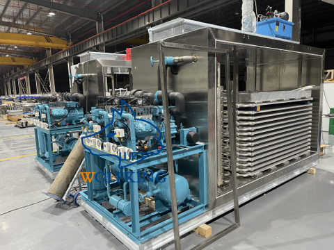 Congelador de placa horizontal de tiempo de congelación corto