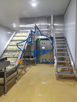 Congelador fluidizado de configuración y modo de control diversificado