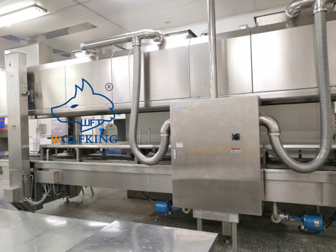 Horno de cocción de vapor de aire caliente totalmente automático de tecnología avanzada