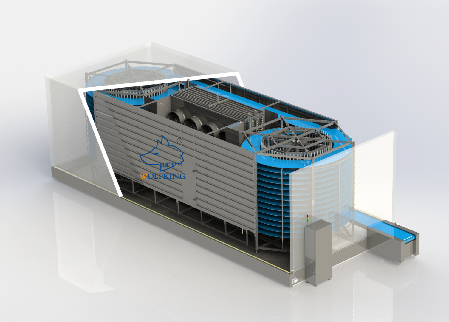 logotipo de 双螺旋背面带库体