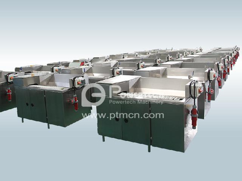 Máquina peladora y desvenadora de camarones industriales y de grado alimenticio