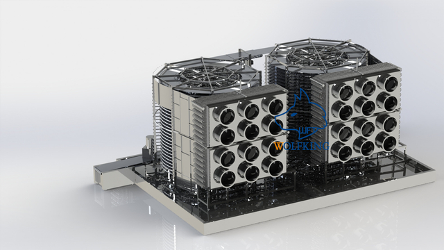 Congelador en espiral de alta capacidad y buena calidad alimentaria